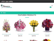 Tablet Screenshot of flowersacrossamerica.com